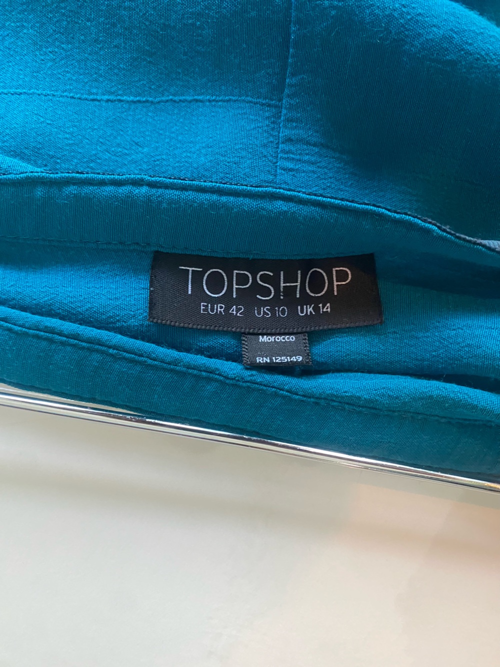Top shop Elegant Teal Skirt - Picture 4 of 4